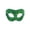 A004- Green, variant on Blue Glitter Masquerade Mask for Women 6 Inch Sequined Masquerade Eye Mask for Masquerade Party Mardi Gras Prom Evening Formal Event, 1 Pack