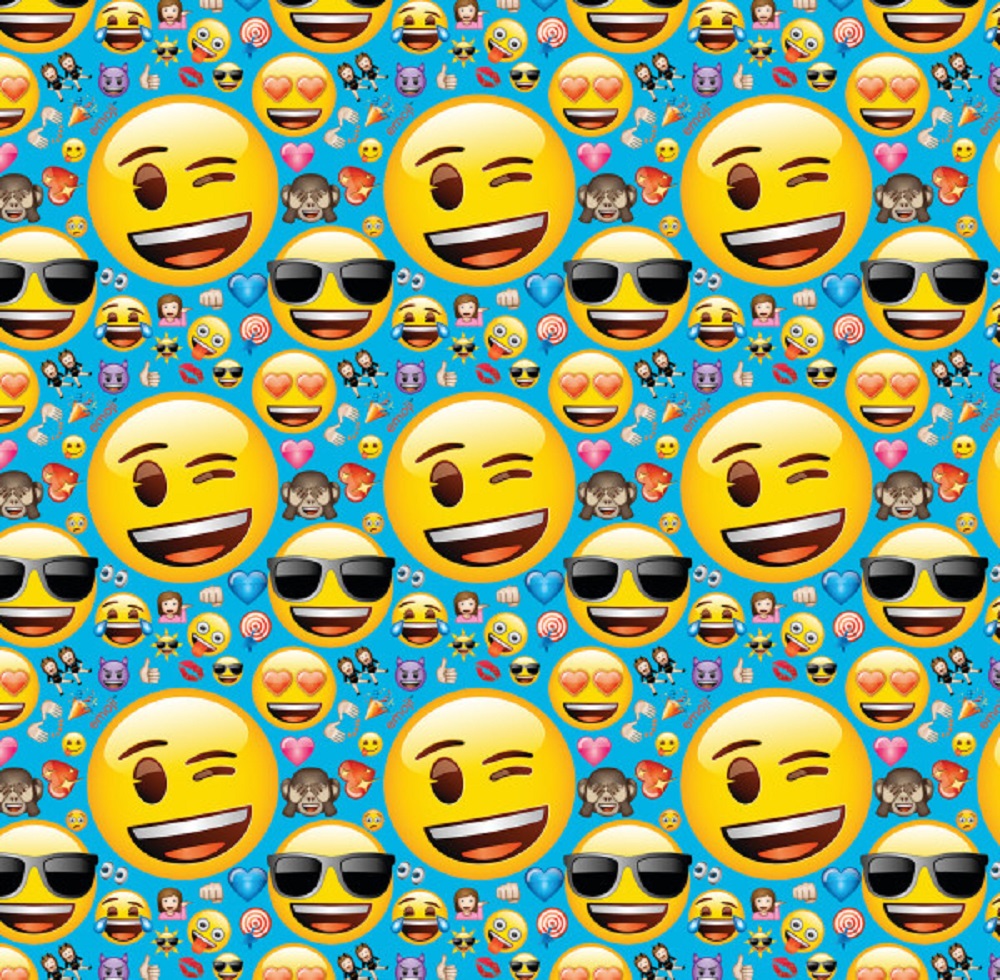 Gift Wrap Emoji 30 Inch X 5 Ft Paper 1 Roll