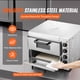thumbnail image 5 of VEVOR Horno de pizza comercial de encimera, 16" de doble piso, horno de pizza electrico de acero inoxidable con piedra y mango, máquina para hacer pizza multiusos para interiores para restaurantes, 5 of 9