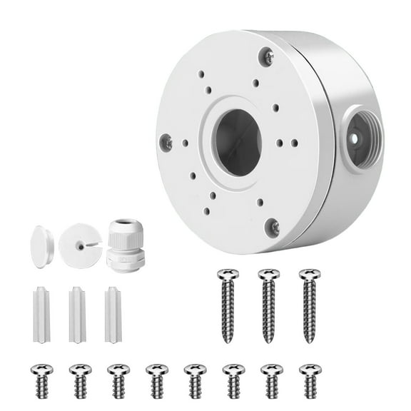 Weatherproof Security Camera Mount Junction Box for Indoor and Outdoor Installation Cameras Surveillances Dome Bracket