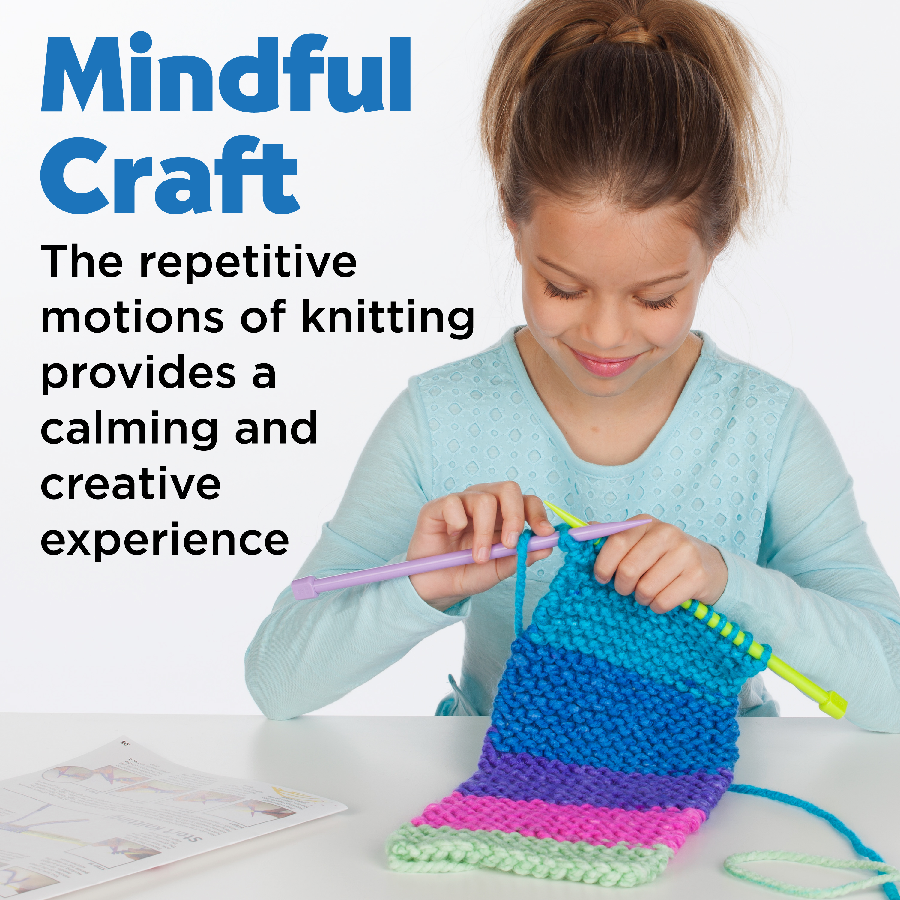 Creativity for Kids Learn to Knit Pocket Scarf Kit photo 8