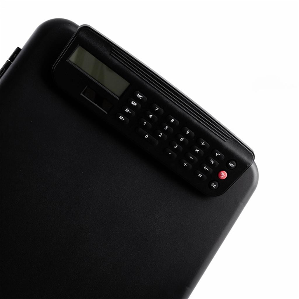 WE-POLUJ File Organiser with Clipboard Writing Board Calculator For Office School Travel