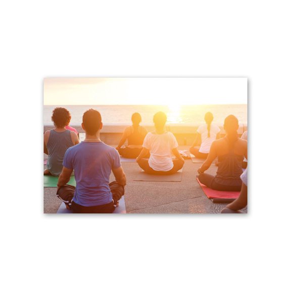 Sunset Yoga Poster -Image by Shutterstock
