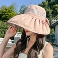 thumbnail image 4 of SikaFu Korean Version Of Fashionable And Versatile Fisherman Hat For Women With Large Brim And Sun Shading Hat To Cover The Face, Breathable And UV Resistant Hat For Summer, 4 of 9