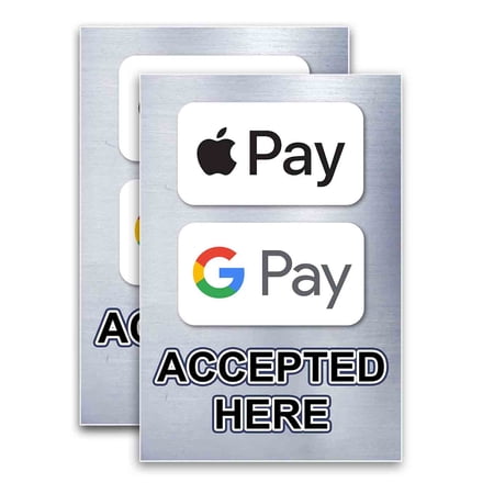 Payments (24 X 36 ) Vinyl Decal Only (Pack of 2) |Sign|Sticker|Poster