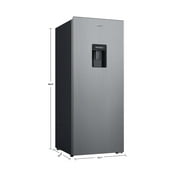 Galanz 6.5 Cu Ft Compact Refrigerator with Water Dispenser – Single Door Mini Fridge, Stainless Steel Look, ENERGY STAR