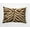 Brown, variant on Simply Daisy, 14" x 20" Animal Stripe Gray Decorative Abstract Outdoor Throw Pillow