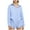 Sky Blue, variant on Purcolt Womens Striped Button Down Shirts Dressy Casual Long Sleeve Collared Blouses Boyfriend Work Office Tops