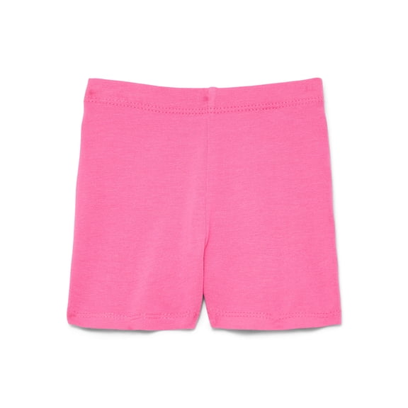 Wonder Nation Baby Girl Bike Shorts, Sizes 0-24 Months