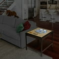 thumbnail image 6 of IDNA Michigan Wolverines 25-Layer StadiumView Lighted End Table, 6 of 6