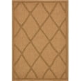 thumbnail image 1 of Unique Loom Trellis Collection Area Rug-Geometric Lattice Design, Moroccan Inspired for Indoor/Outdoor DÃ©cor, 7 ft x 10 ft, Light Brown/Brown, 1 of 10