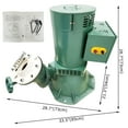 thumbnail image 2 of Hydroelectric Generator Set Automatic Regulated Excitation Water Pelton Turbine AC220V, 2 of 11