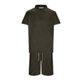 thumbnail image 5 of SHIXIAOO Complets pour Hommes pour Sorties Décontractées Coupe Ajustée Ensemble Confortable pour Tous les Jours Design Élégant et Moderne pour Activités de Printemps et d'Été Maillot de Bain à Cordon pour Hommes Survêtement pour Jeunes Hommes, 5 of 5