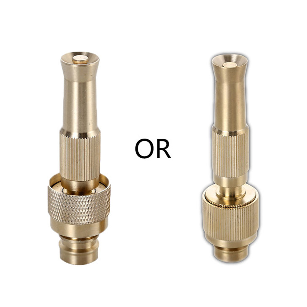 3/4'' Garden Hose Swivel Connector Brass Nozzle for Connect Washing
