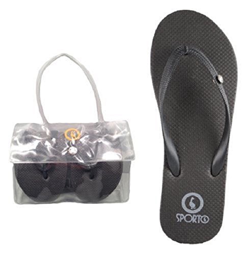 foldable flip flops with case