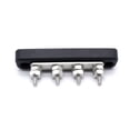 thumbnail image 2 of 12V/24V 4 Way Power Distribution Bus Bar 4x5mm Studs 100A Rated for Auto Marine, 2 of 8