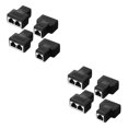 thumbnail image 2 of tredstone Répartiteur Convertisseur de Câble Réseau pour Portable à Domicile Portable Adaptateur Ethernet LAN 1-Entrée-2-Sorties Connecteur de Conversion Accessoires Noir 2 Ensembles, 2 of 6