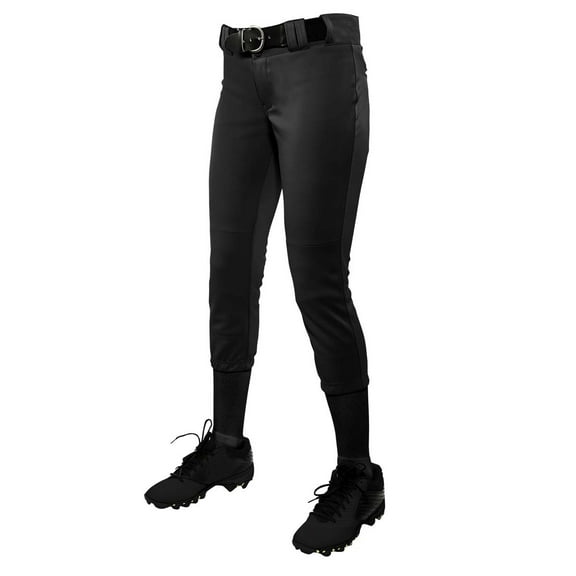 Champro Women's Tournament Low Rise Fastpitch Softball Pant Black 2Xl