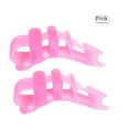 thumbnail image 2 of Separadores de dedos superpuestos con silicona para corrección del pulgar hacia afuera, para uso diurno y nocturno. Diseño práctico de separadores de dedos de silicona con doble orificio, 2 of 5
