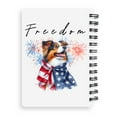thumbnail image 2 of Freedom Miniature American Shepherd on Independence Day 4th of July Spiral Bound Journal MAS Dog Lover Gifts 5x7in Spiral Notebook - 01005, 2 of 5