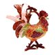 thumbnail image 1 of Joyero de esmalte con forma de gallo, portátil, único, para regalo de recuerdo. Cola roja, 1 of 9