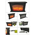 thumbnail image 5 of WOVTE LED Fireplace Faux Flame, Rectangle Fireplace Lantern Portable Led Lantern Battery Operated and USB Operated 6 Hours Timer for Hanging Sitting Decoration Indoor & Outdoor( No Heater,11x4.7x8 Inc, 5 of 6