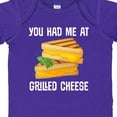 thumbnail image 4 of Inktastic You Had Me at Grilled Cheese Sandwich Boys or Girls Baby Bodysuit, 4 of 5