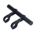 thumbnail image 1 of Transemion Vélo Guidon Rallonge Poignée Barre Rallonge Lampe Support de Téléphone 20cm Tube Rouge Noir 20cm 1Set, 1 of 6