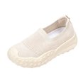 thumbnail image 2 of Willtoo Women's Breathable Knit Slip On Sneakers, Lightweight Mesh Comfortable Loafers Thick Platform Non Slip Sock Shoes Casual Walking Shoes for Daily Outdoor, 2 of 4