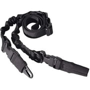 2 Point Sling, Tactical Sling, Length Adjustable, 2-Point Slings with Metal Hook, Quick Detach for Outdoor, Black