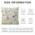 thumbnail image 5 of Qinduosi Spring Easter Pillow Covers Set of , Bunny Butterflies Throw Pillows Outdoor Floral Decorative Farmhouse Cushion Case Spring Decorations for Home Sofa, 5 of 5