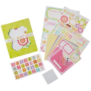  SEWACC 20 Pcs Kids Scrapbook Kit for Girls Floral