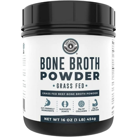 Left Coast Performance Organic Bone Broth Protein Powder 1lb