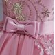 thumbnail image 4 of Especial para niñas vestido bordado cuentas lentejuelas flor cola falda, 4 of 6