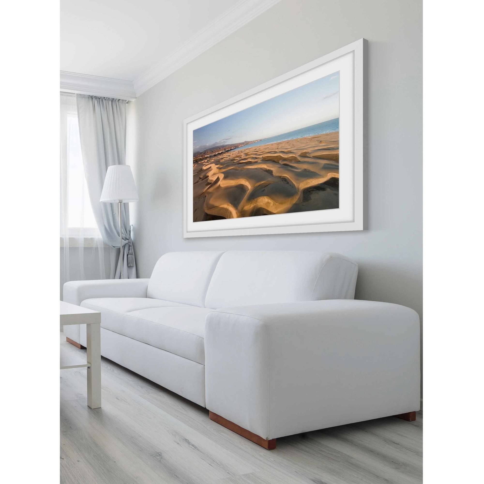 Marmont Hill "Waves in the Sand" by Karolis Janulis Framed Painting Print
