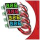 thumbnail image 2 of Mini voltímetro digital de 5 x 0,28 pulgadas con pantalla LED de 7 segmentos 2,5 V - 30 V, pantalla de voltaje, módulo de medición de voltaje compatible con Arduino incluido, 2 of 5
