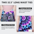 thumbnail image 6 of Colorful Tie Dye Mandala Pattern Apron-Garden Aprons for Women with Pockets-Cotton Linen Waterproof Kitchen Cooking Gardening Aprons Adjustable for Kitchen,Cooking,BBQ and Salon 33x27 Inch, 6 of 7