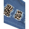 thumbnail image 4 of Lovelywholesale High-waisted High Stretchy Leopard Print Ripped Jeans, 4 of 4