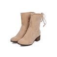 thumbnail image 5 of New Women Breckelles Houston-13 Faux Suede Round Toe Drawstring Boot, 5 of 6