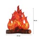 thumbnail image 1 of BEMS-home decor Fiesta de papel de llama falsa de fuego realista de Halloween, 1 of 4