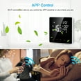 thumbnail image 2 of Smart Thermostat Digital Temperature Controller LCD Display Touch Screen Week Programmable Electric Floor Heating Thermostat for Home School Office Hotel 16A, 2 of 7