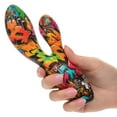 thumbnail image 2 of CalExotics Hype Dual Stim Rechargeable Rabbit Vibrator, Multicolor, 2 of 8