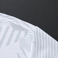 thumbnail image 5 of KPOPLK Men's Gym Shirt Short Sleeve Quick Dry Workout Athletic T Shirts Summer Big and Tall Top for Men S-3XL White L, 5 of 7