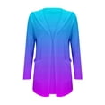 thumbnail image 2 of BODOAO Women's Cardigans Open Front Casual Lightweight Long Sleeve Knit Classic Fall Fashion Cardigan with Pockets Autumn and Winter Gradient Thin Mid Length Cardigan Side Pocket Jacket Beige S, 2 of 4