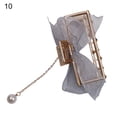 thumbnail image 2 of Visland Pince à Cheveux Pendentif Perle Coiffe Décorative Ruban Nœud Pince à Cheveux à Franges pour Femmes, 2 of 7