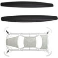 thumbnail image 5 of Walbest 2 Pack Car Front Rear Bumper Protector Corner Guard Anti-Collision Rubber Strips Scratch-Resistant Trim Cover for Cars SUV Pickup Trucks (Black), 5 of 7