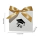 thumbnail image 3 of Bolsa de regalo de graduación | Bolsa para envolver regalos para profesores y estudiantes | Bolsa de recuerdo con estampado de birrete de graduación, 3 of 6