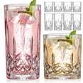 thumbnail image 1 of Juego de vasos de cristal Qipecedm, 8 piezas, 325 mL, highball y whisky, 1 of 7
