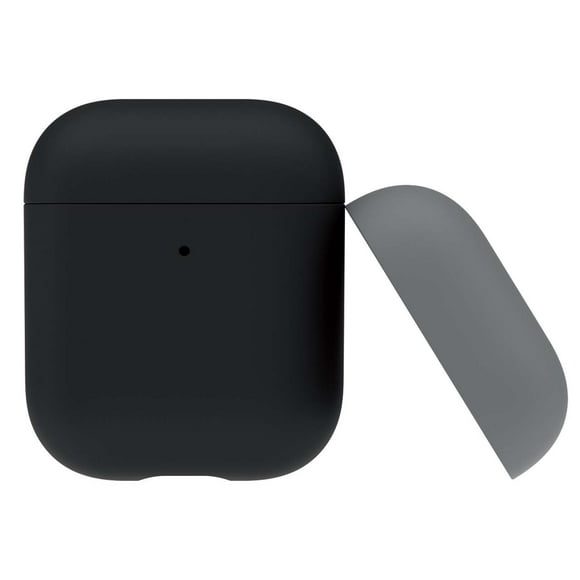 Funda de Silicona Power Support Dual Cap para AIRPODS Negro