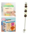 thumbnail image 1 of Montessori Busy Board DIY Accessories Busy Board Material Activity Board Abacus Coffee, 1 of 8